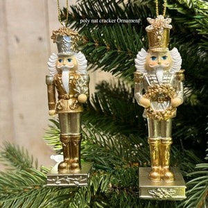 【予約販売：新商品】【2025年クリスマス】ポリレジンナットクラッカーオーナメント/くるみ割り人形