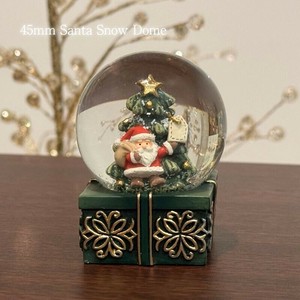 【予約販売：新商品】【2025年クリスマス】φ45mmレジンサンタスノードーム　売れ筋商品