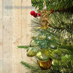 【予約販売：新商品】【2025年クリスマス】アクリルツリーオーナメント