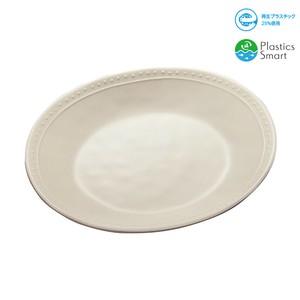 午餐盘 洗碗机对应 三聚氰胺 餐具 23cm 日本制造
