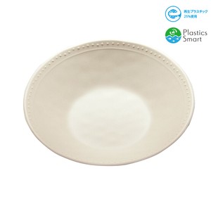 午餐盘 洗碗机对应 三聚氰胺 餐具 深盘 22cm 日本制造