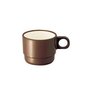 マグカップ ブラウン　日本製　メラミン食器　食洗機対応