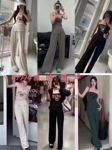 フロントプリントベアトップ上下セット