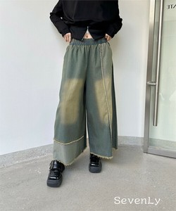 【新色追加】 ハイウエストワイドストレートパンツ デニムパンツ レディース「2025新作」