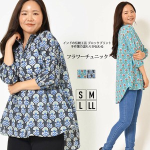 Tunic Tunic Raglan Sleeve Floral Pattern Summer Spring