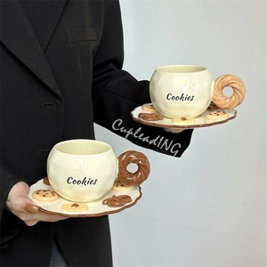 ≪予約商品≫INSスタイル マグカップ ウォーターカップ 家庭用 コーヒーカップソーサー 誕生日プレゼント