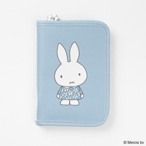 ★MIFFY BLUE FLOWER　マルチケース　ブルー　ミッフィー