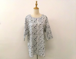 Button Shirt/Blouse Printed 7/10 length [S/S NEW]