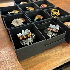 Silver-Based Crystal Ring Jewelry Presents 2-types