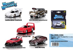 「ミニカー」Maisto　1：64　マッスルマシーン　A　5種アソート
