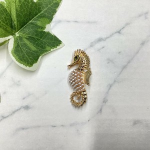 胸针 胸针 巴洛克碎石 海马