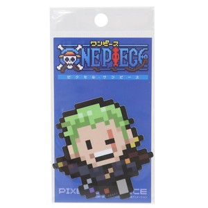 【ステッカー】ワンピース ビニールステッカー ピクセル ゾロ エッグヘッドver