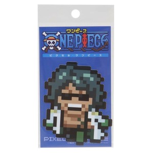 【ステッカー】ワンピース ビニールステッカー ピクセル 緑牛