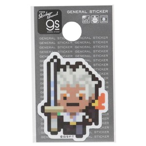 【ステッカー】ワンピース ダイカットミニステッカー ピクセル Sサイズ S-ホーク