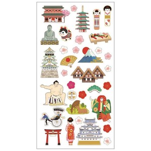 【シール】和柄シール 日本旅行