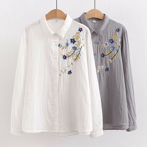衬衫 成双 新商品 纱布 衬衫