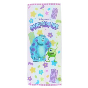 【フェイスタオル】モンスターズインク ロングタオル サリバン マイク ドアコットンキャンディ