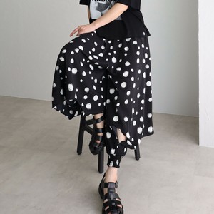 【再入荷】大人気ランダムドット柄プリントのバルーンパンツchouchou（シュシュ）2025新作春夏ss