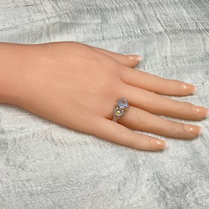 Ring Flower Bijoux Rings Rhinestone Flowers