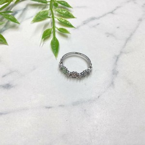 Ring Flower Colorful Bijoux Rings Rhinestone Flowers