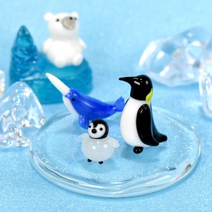 [ガラス細工]コウテイペンギンの親子