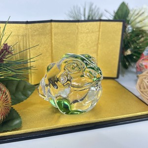 [ガラス細工]福呼びカエル
