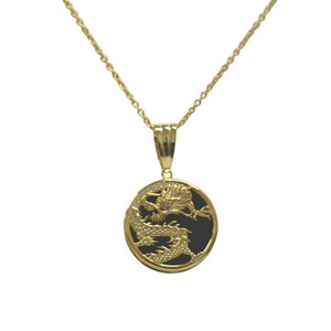 オニキスペンダントネックレス　シルバー金メッキ