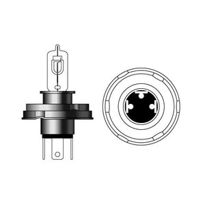 M&Hマツシマ ハロゲンバルブ(1個) H4EU 12v 45/40w STDクリア 120 C