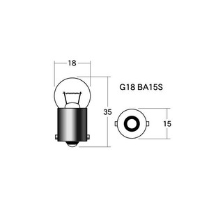 M&Hマツシマ 白熱電球(2個入) 12v21w G18 BA15S イエロー A5113 YE