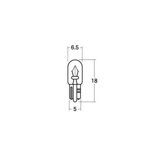 M&Hマツシマ 白熱電球(2個入) 12v3w T6.5WB 特殊 グリーン AWB124 GR