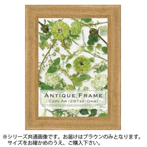 アンティークフレーム平型40 ブラウン B4(258×365)