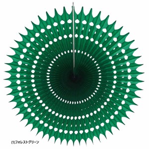 夏の吊り装飾　ハニカムハンガー　グリーン