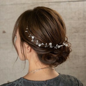 一字夹 女士 花朵 日本制造