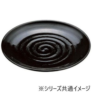 福井クラフト　尺1寸神龍盛鉢 黒パール 55004180