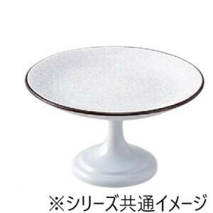 福井クラフト　4寸高月盛皿 白パール天べっ甲 55204325