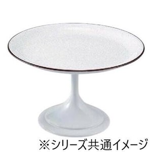 福井クラフト　5.5寸高月盛皿  白パール天べっ甲 55204328