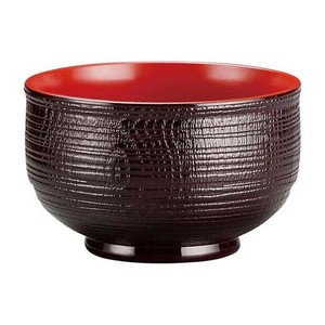 助六飯椀　溜(内朱)　39020472