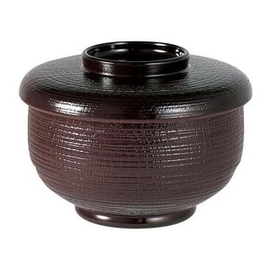 助六飯器　溜(内朱)　39020470