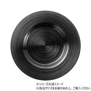 トライタン　23cmリムプレート　ブラックパール　90052850