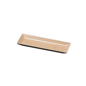 タレ入付長角取り皿　パールシルバー(裏黒)　51272553