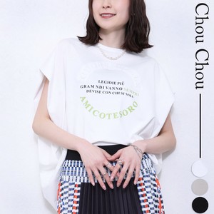 エンボスロゴ プリントTシャツ 2025人気  chouchou東京