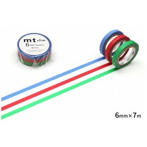 【カモ井加工紙】mt slim  H  (6mm×7m)  / マスキングテープ