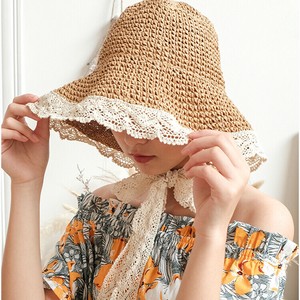 レース　帽子 レディース 春夏　 帽子 レディース UV　透かし編み　日焼け防止　 UVカット　通気性