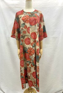 Casual Dress Floral Pattern Cotton [S/S NEW]