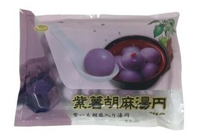 紫いもごまタンエン　紫薯胡麻湯円320g(1個16g)（1ケース35袋）【冷凍商品】