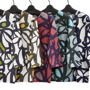 T-shirt Geometric Pattern Made in Japan
