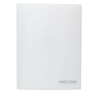 【ポケットファイル】MOTION ハードハード6ポケットクリアファイル ホワイト
