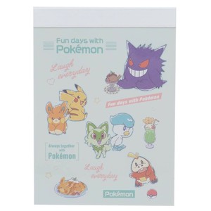 【取寄品】ポケットモンスター ミニミニメモ カフェロゴ整列