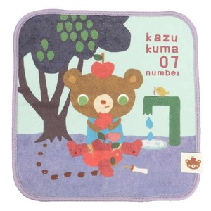 【ハンドタオル】かずくま マイクロファイバーハンカチ かずくま日記7