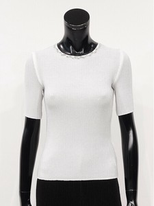 T-shirt Round Neck Bijoux Short Sleeve